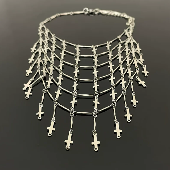Fallen Chain Statement Necklace
