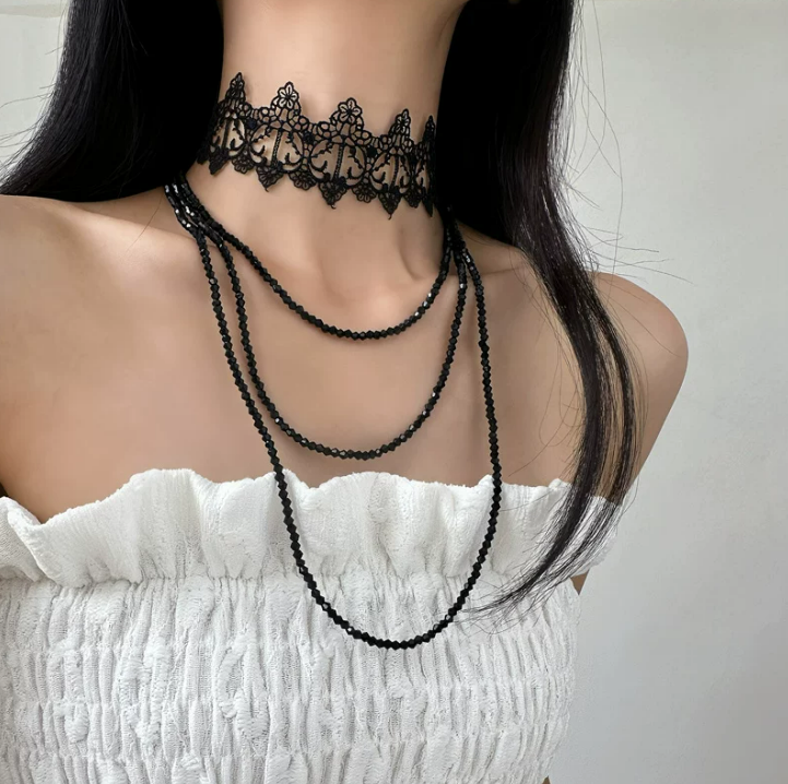 Midnight Lace Gothic Choker