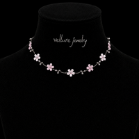 Blush Bloom Charm Necklace