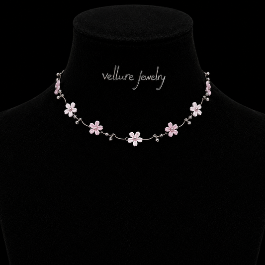 Blush Bloom Charm Necklace