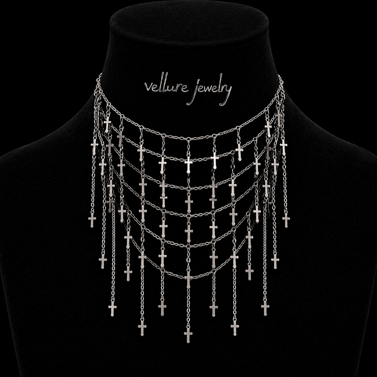 Fallen Chain Statement Necklace