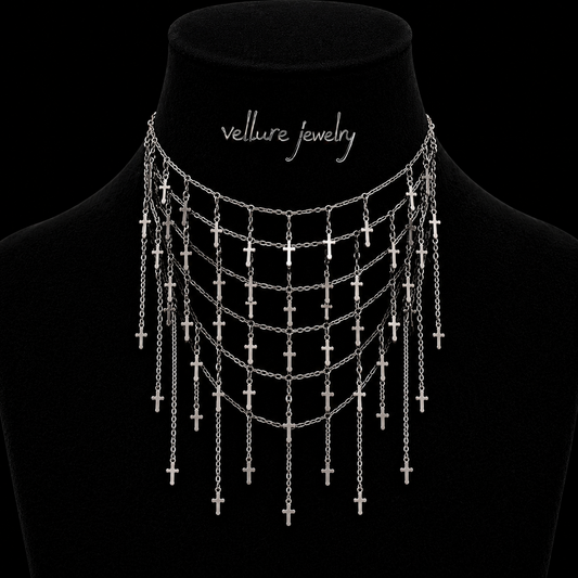 Fallen Chain Statement Necklace