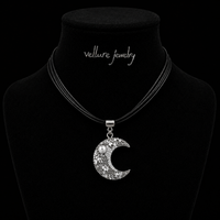 Moonlit Noir Pendant Necklace
