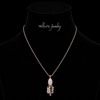 Rosalie Crystal Tassel Necklace