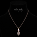Rosalie Crystal Tassel Necklace