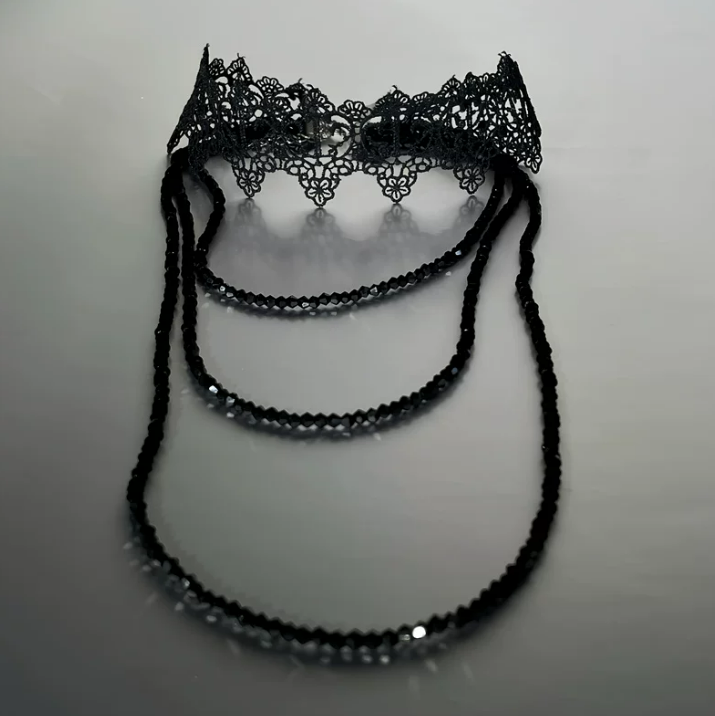 Midnight Lace Gothic Choker