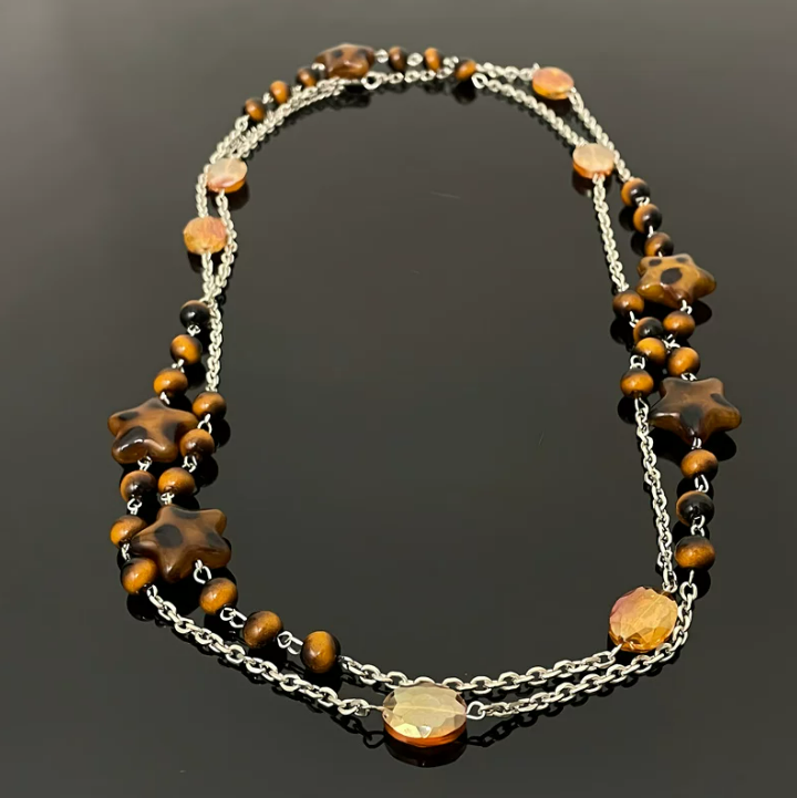 Leopard Star Layered Necklace