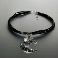 Moonlit Noir Pendant Necklace