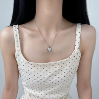 Vintage Key Heart Necklace
