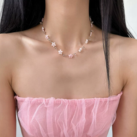 Blush Bloom Charm Necklace