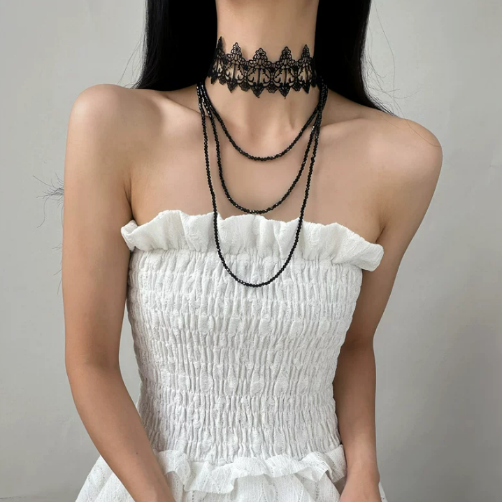 Midnight Lace Gothic Choker