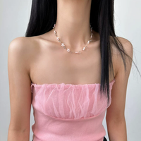 Blush Bloom Charm Necklace